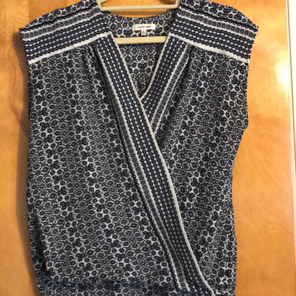 Max Studio wrap blouse